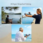 2-in-1 Collapsible Fishing Rod & Bait Launcher Kit