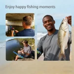 2-in-1 Collapsible Fishing Rod & Bait Launcher Kit