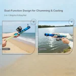 2-in-1 Collapsible Fishing Rod & Bait Launcher Kit