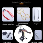 Integrated fishing bow and arrow