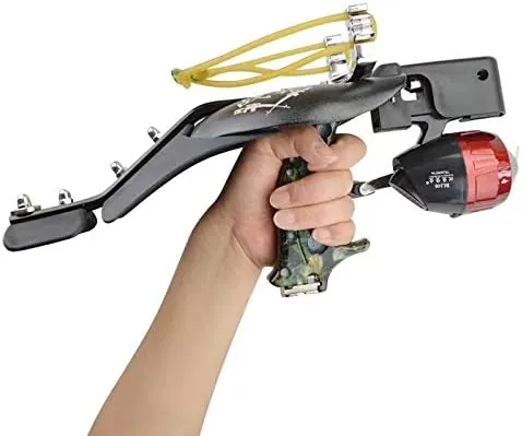 Fishing slingshots with reels