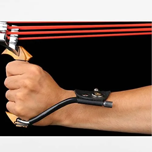 Foldable wrist alloy slingshot