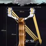Foldable wrist alloy slingshot