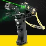 Compact Telescopic Slingshot with Red Laser