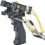 Compact Telescopic Slingshot with Red Laser