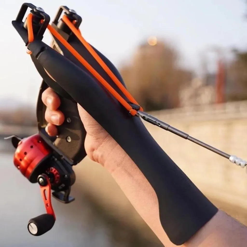 Protective wrist fishing bow