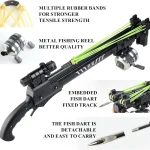 Green laser metal scrolls and fishing bow