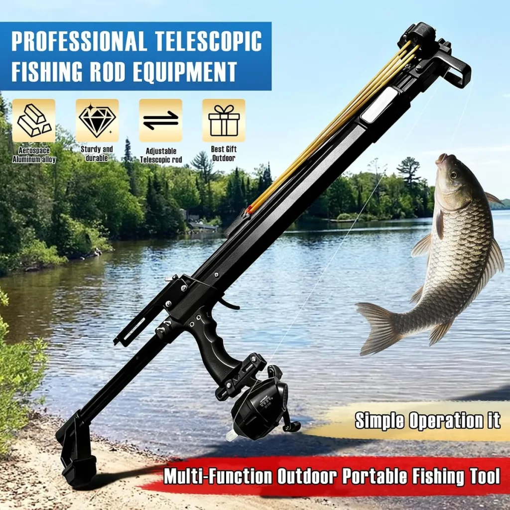 Metal reel fishing line safety lock bow