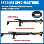 Metal reel fishing line safety lock bow