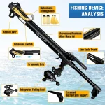 Metal reel fishing line safety lock bow