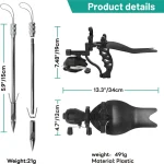A fishing bow with a reel and wrist support