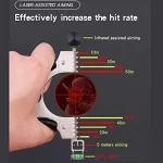 High-Velocity Slingshot with Infrared Aiming Light