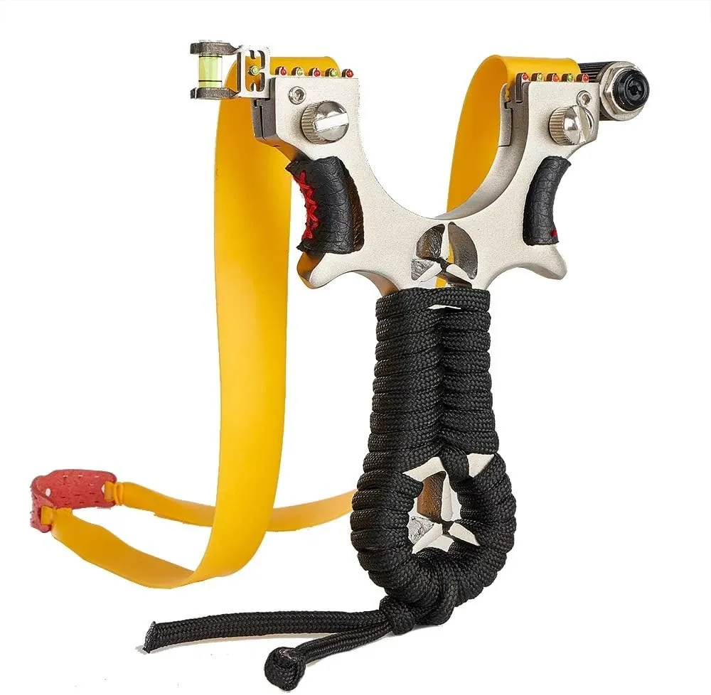 High-Velocity Slingshot with Infrared Aiming Light