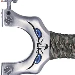 Nylon rope handle stainless steel slingshot