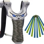 Nylon rope handle stainless steel slingshot