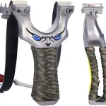 Nylon rope handle stainless steel slingshot