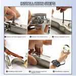 Stainless steel pulley wrist guard slingshot