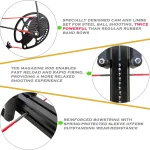 50-round magazine rapid-fire compound bow slingshot
