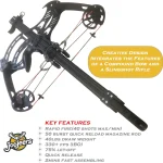 50-round magazine rapid-fire compound bow slingshot