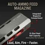 Stainless steel automatic reloading slingshot-C