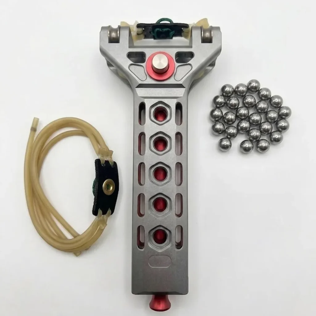 Stainless steel automatic reloading slingshot-C