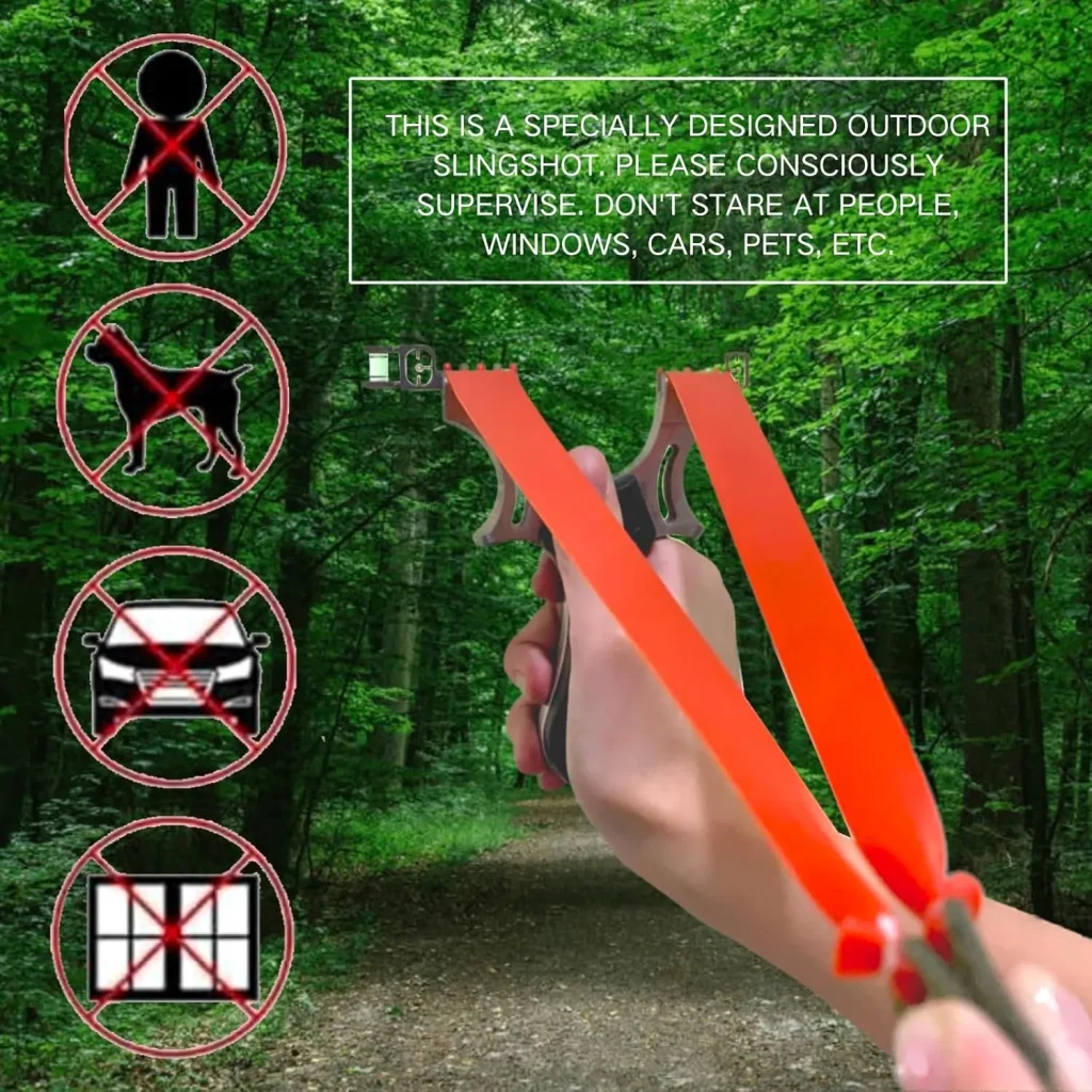 Stainless steel slingshot set A