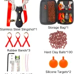 Stainless steel slingshot set A