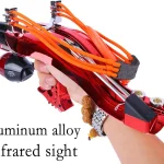 Integrated fishing bow and arrow set