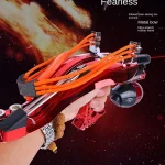 Integrated fishing bow and arrow set