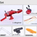 Integrated fishing bow and arrow set