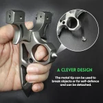Stainless steel integrated slingshot