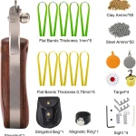 Complete Slingshot Starter Kit – 100 Ammo Balls, 10 Bands, Targets & Pouch