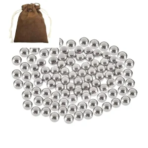 7mm Steel Ball Ammo - 600 Pack with Velvet Bag
