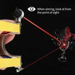 Compass, level, slingshot set