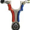 Compass, level, slingshot set