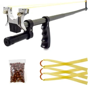 Extension-type long-barrel slingshot