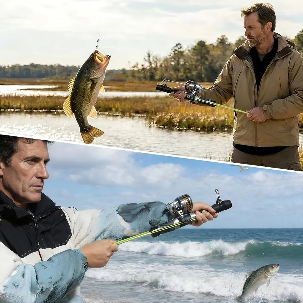 Ultra-Light Catapult Fishing Rod & Reel Set