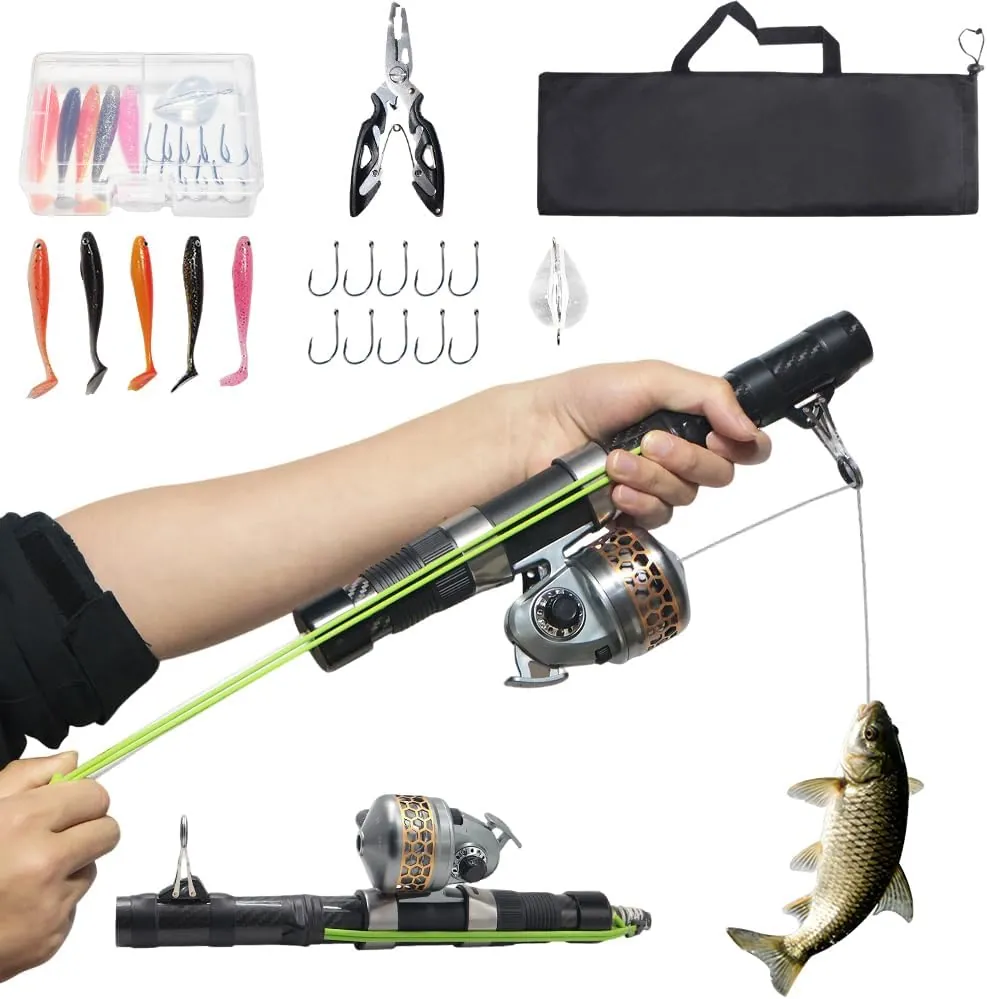 Ultra-Light Catapult Fishing Rod & Reel Set