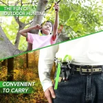 Infrared wooden handle stainless steel slingshot