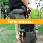 Wood-Handle Stainless Flat-Band Slingshot Set