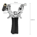 Laser wrist stainless steel slingshot