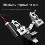 Laser wrist stainless steel slingshot