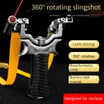Laser wrist stainless steel slingshot