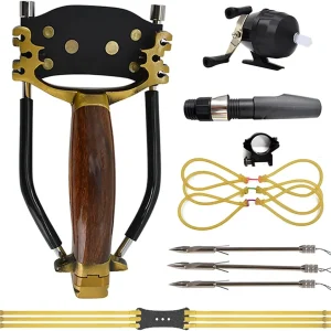 Wrist Rocket Fishing Slingshot with Reel